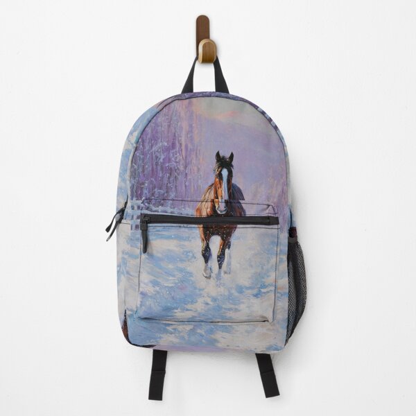 Item preview, A Thoroughbred horse racing along a snowy trail Horses in Motion designed and sold by CDC40.