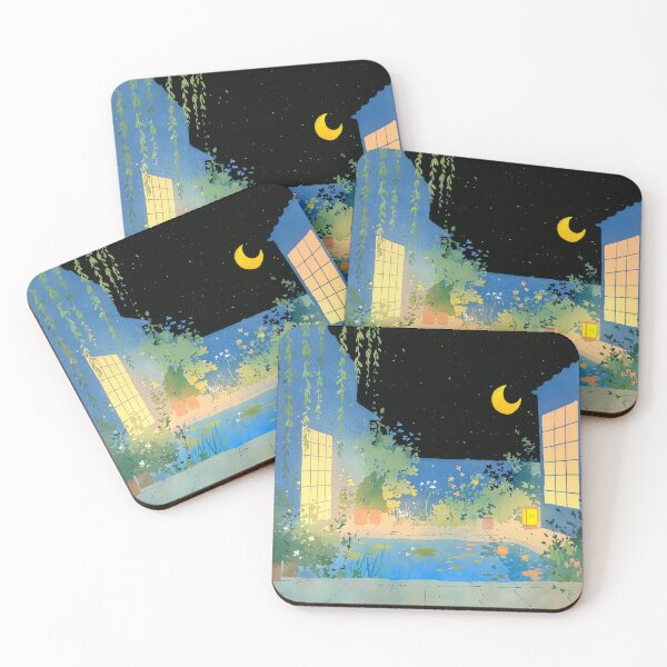Item preview, Moonlit Courtyard of Quiet Dreams designed and sold by Dusk Atelier.