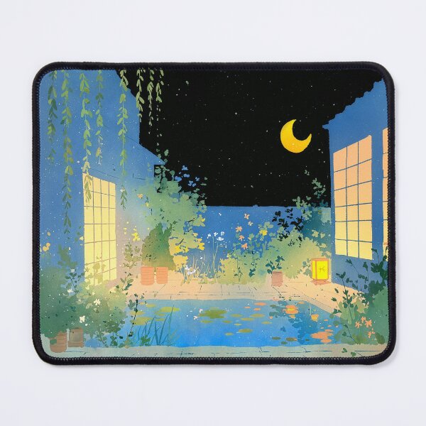 Item preview, Moonlit Courtyard of Quiet Dreams designed and sold by Dusk Atelier.