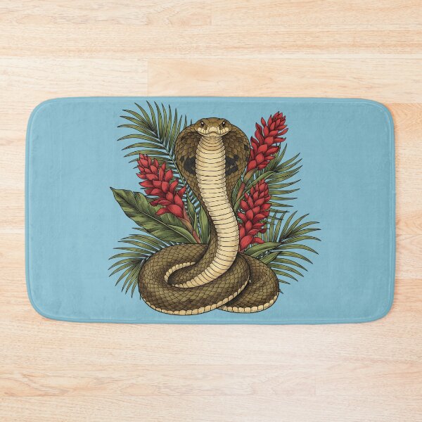 Item preview, King Cobra Snake Rising with Red Ginger designed and sold by BirdsnStuff.