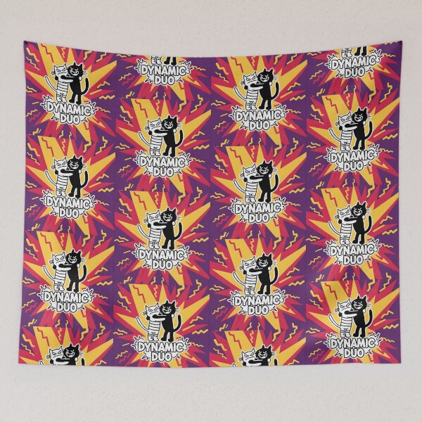 Item preview, two cats dynamic duo designed and sold by Taridesign.