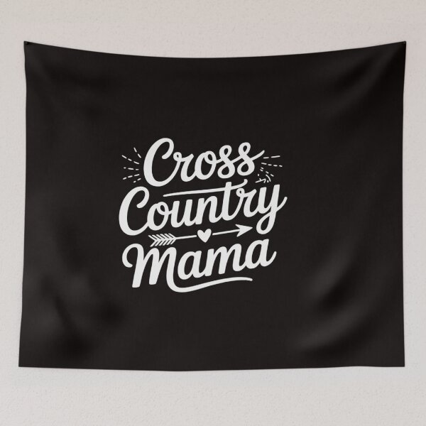 Item preview, Cross Country Mom Proud XC Running Mama designed and sold by RatCurry.