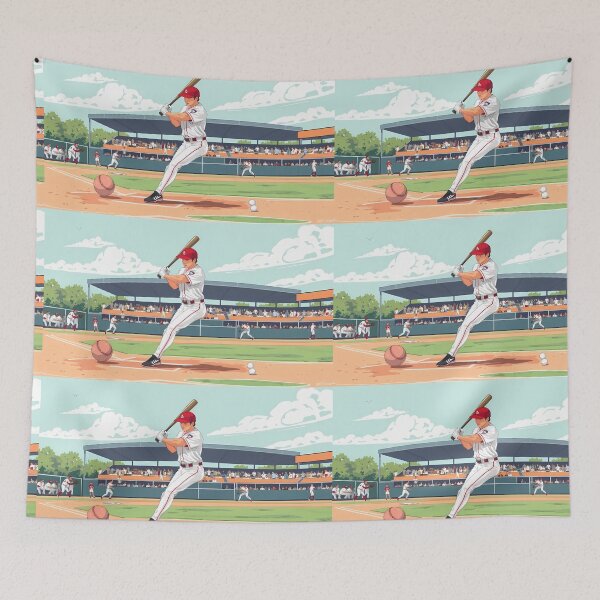 Item preview, America Dynamic Action Scenes Spirit Sports Athlete Colors designed and sold by ART ATTACK ZONE.
