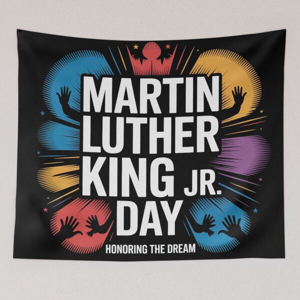 Item preview, Martin Luther King day honoring the dream designed and sold by DreamOnShirts.