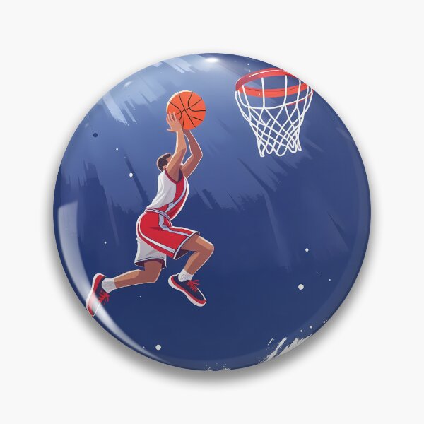 Item preview, Dunk Dynamic Action Scenes Spirit Sports Athlete Colors designed and sold by ART ATTACK ZONE.