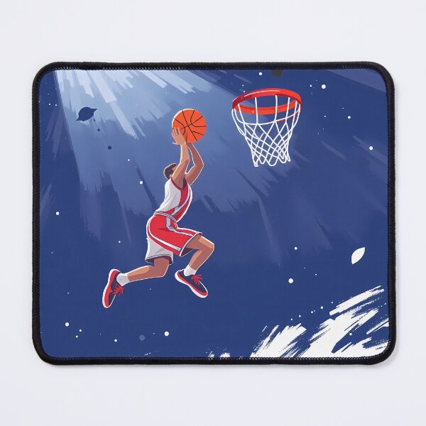 Item preview, Dunk Dynamic Action Scenes Spirit Sports Athlete Colors designed and sold by ART ATTACK ZONE.