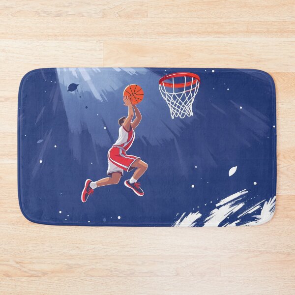 Item preview, Dunk Dynamic Action Scenes Spirit Sports Athlete Colors designed and sold by ART ATTACK ZONE.