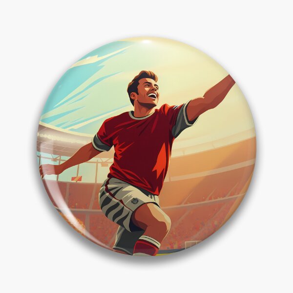 Item preview, Soccer Dynamic Action Scenes Spirit Sports Athlete Colors designed and sold by ART ATTACK ZONE.