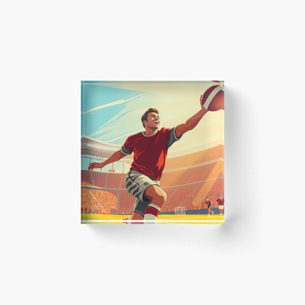 Item preview, Soccer Dynamic Action Scenes Spirit Sports Athlete Colors designed and sold by ART ATTACK ZONE.