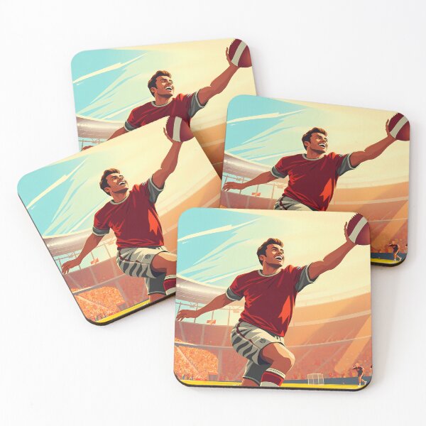 Item preview, Soccer Dynamic Action Scenes Spirit Sports Athlete Colors designed and sold by ART ATTACK ZONE.