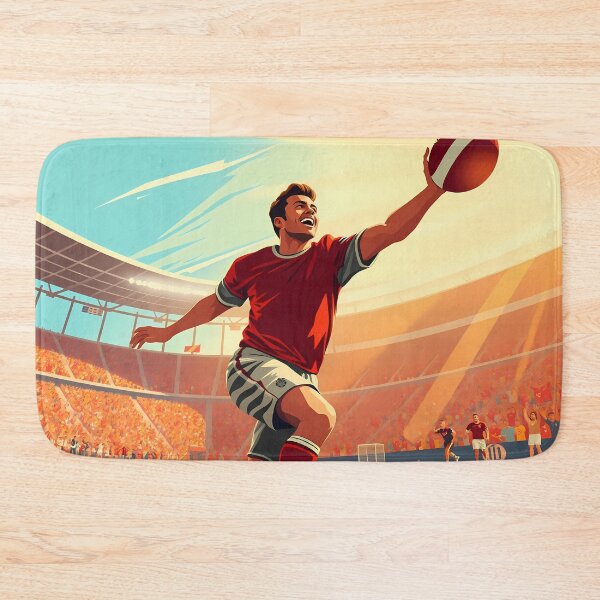 Item preview, Soccer Dynamic Action Scenes Spirit Sports Athlete Colors designed and sold by ART ATTACK ZONE.