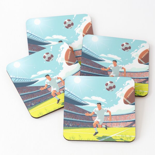 Item preview, Cartoon Dynamic Action Scenes Spirit Sports Athlete Colors designed and sold by ART ATTACK ZONE.