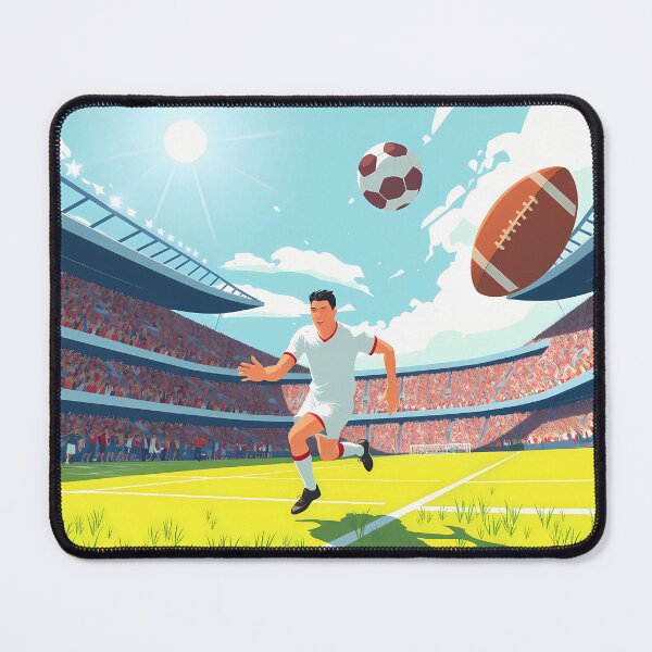 Item preview, Cartoon Dynamic Action Scenes Spirit Sports Athlete Colors designed and sold by ART ATTACK ZONE.