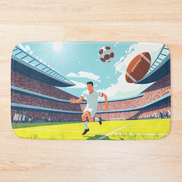 Item preview, Cartoon Dynamic Action Scenes Spirit Sports Athlete Colors designed and sold by ART ATTACK ZONE.