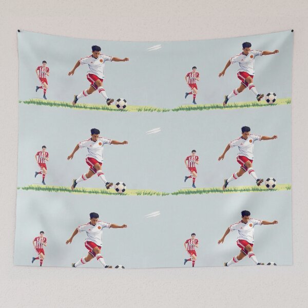Item preview, Diego Armando Action Scenes Spirit Sports Athlete Colors designed and sold by ART ATTACK ZONE.
