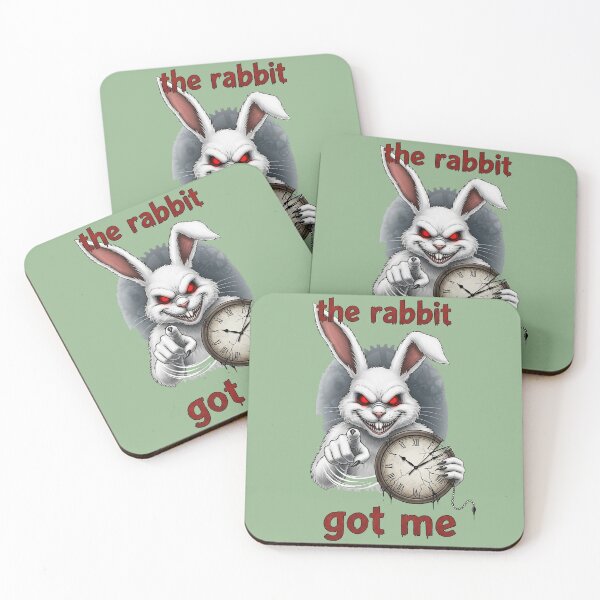 Item preview, The Rabbit Got Me Shirt - White Rabbit Meme Tee designed and sold by Pjotre7.