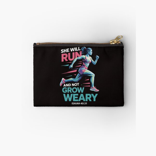 Item preview, Christian Girl Runner Cross Country Trail Running Run Bible designed and sold by RatCurry.