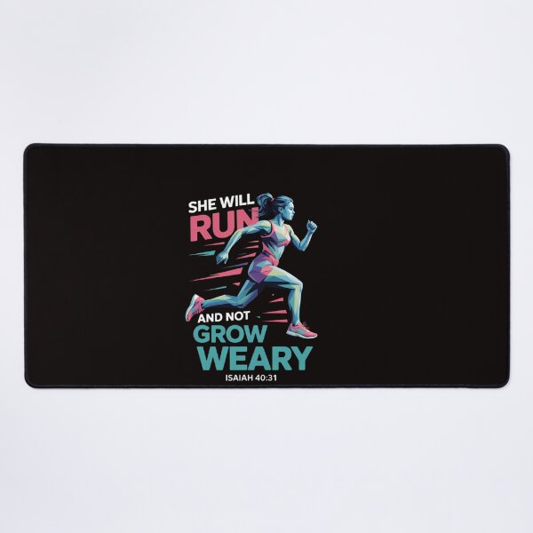 Item preview, Christian Girl Runner Cross Country Trail Running Run Bible designed and sold by RatCurry.