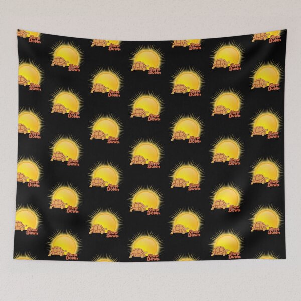 Item preview, Slow Down Turtle Sun designed and sold by ArtStudiobyIta.