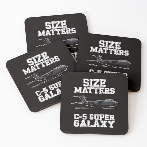 Item preview, C-5 Super Galaxy Size Matters Military Airplane designed and sold by RatCurry.