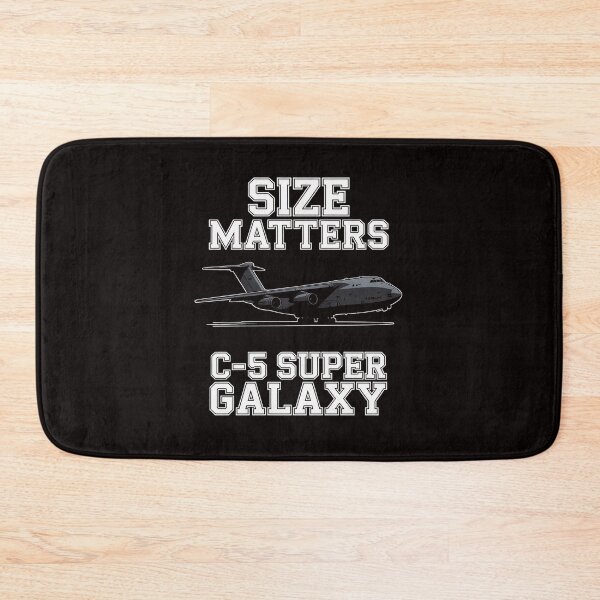 Item preview, C-5 Super Galaxy Size Matters Military Airplane designed and sold by RatCurry.