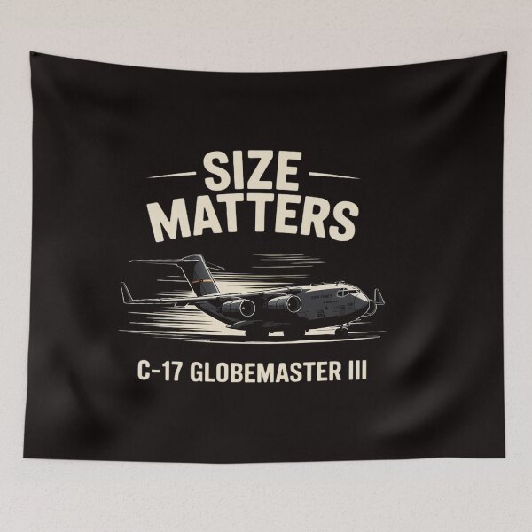 Item preview, C-17 Globemaster III Size Matters  Military Airplane designed and sold by RatCurry.