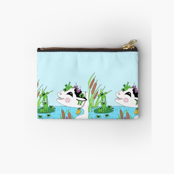 Item preview, A Chorus of Frogs Singing with a Happy Cow designed and sold by JoyousArt4u.