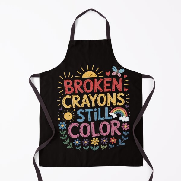 Item preview, Broken Crayons Still Color Mental Health Matters Awareness designed and sold by RatCurry.