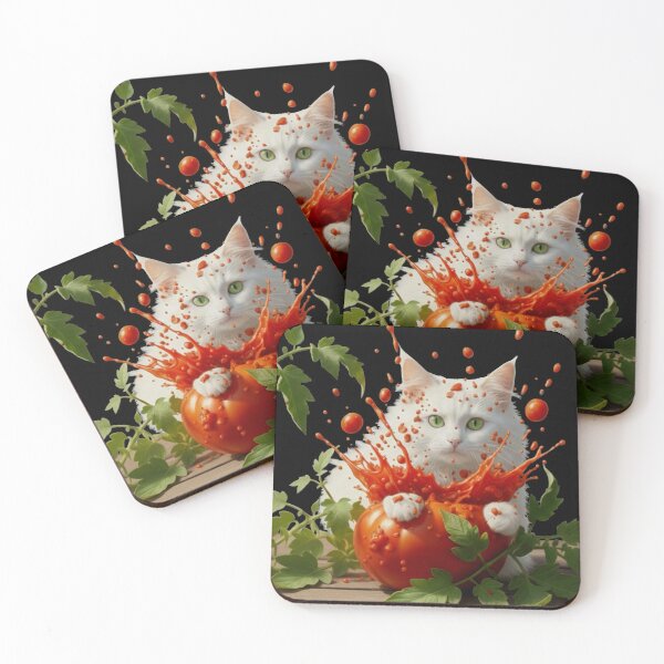 Item preview, Cat at tomat designed and sold by PumpkinStudioPL.