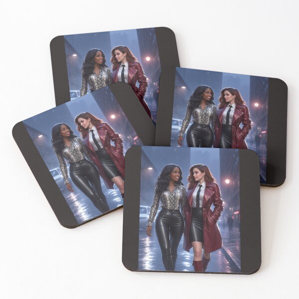 Item preview, Leather, Snakeskin & Love In the Rain designed and sold by Trina AI Art.