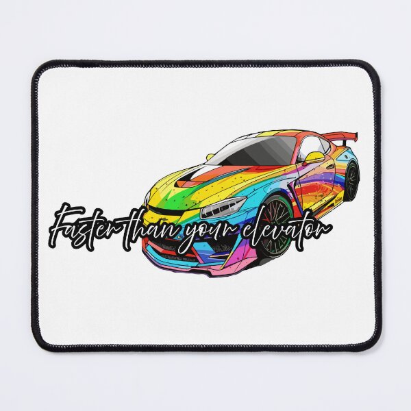 Item preview, Fun Car Art - Faster Than Your Elevator designed and sold by Hussar08.