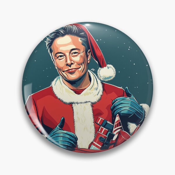 Item preview, Caricature of Elon as Santa designed and sold by TripperTshirts.