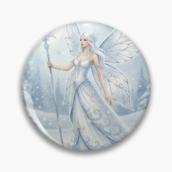 Item preview, Frostveil Enchantress of the Winter Realm designed and sold by Dream Bloom Gallery.