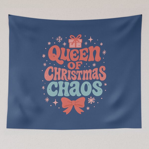 Item preview, GRL PWR Queen of Christmas Chaos designed and sold by Meandmyshop.