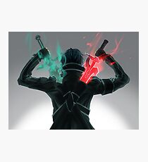 Kirito x Asuna Sword Art Online SAO Photographic Print