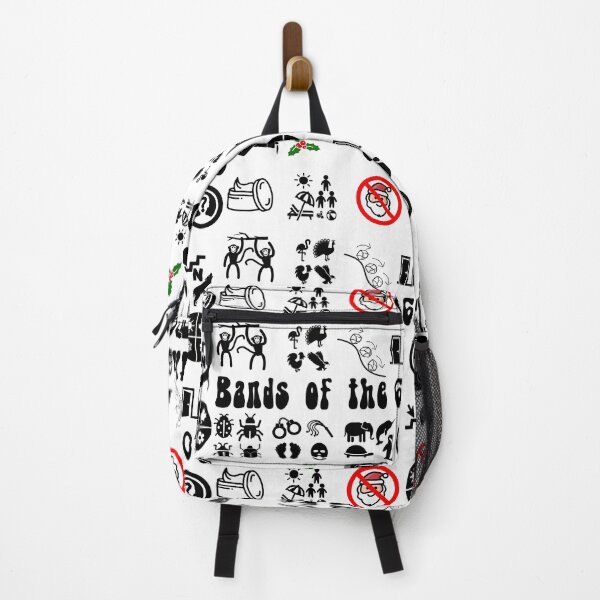 Item preview, Funny Nerdy Iconic Rock Bands of the 60s Black Text designed and sold by MathWare MathClips.