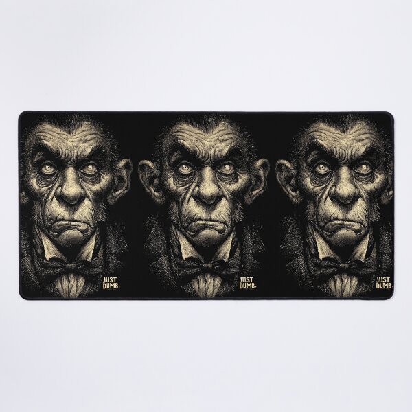 Item preview, Monkey in a suit in vintage engraving style designed and sold by Piotrek0001.