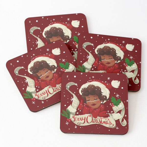Item preview, African American Mrs Claus Merry Christmas designed and sold by Robobonez.