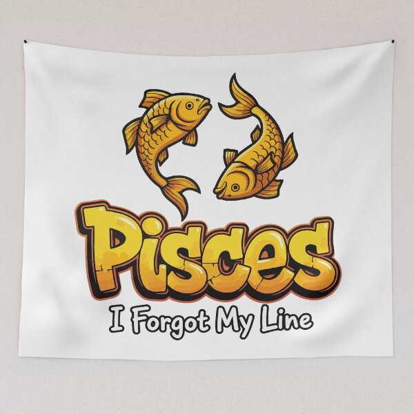 Item preview, I Forgot My Line Pisces designed and sold by Red Arts.