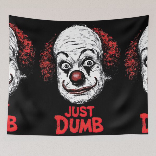 Item preview, Scary clown face with red nose sketch designed and sold by Piotrek0001.