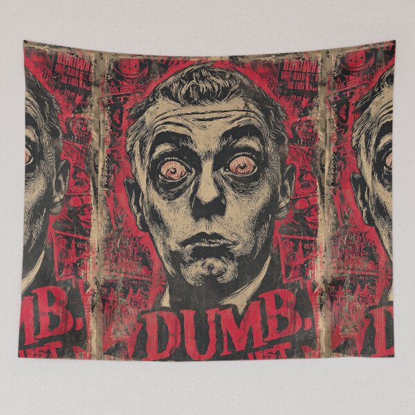 Item preview, Terrifying zombie face in red and black designed and sold by Piotrek0001.