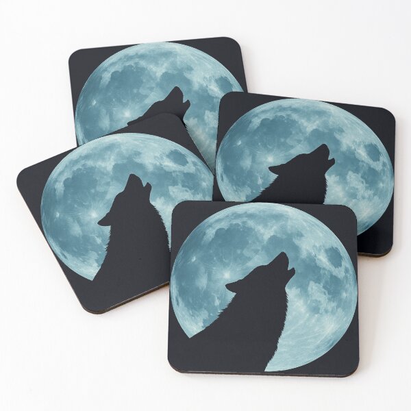 Item preview, Lone wolf howling at a full moon. designed and sold by SandraKJohnson.