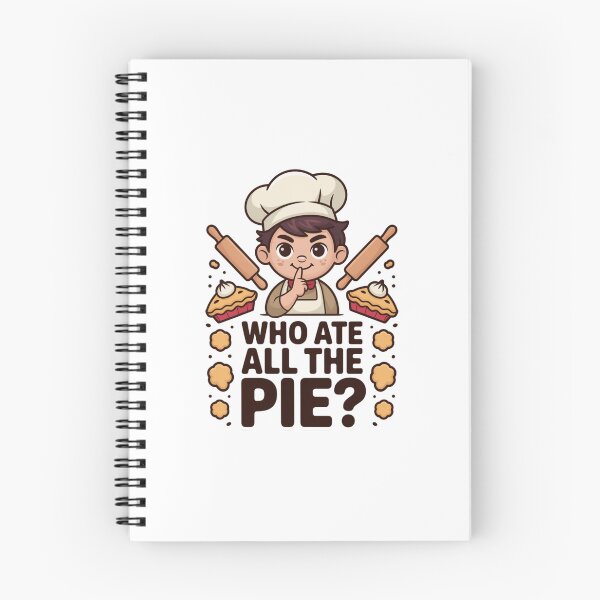Item preview, National Pie Day Funny Chef Baking Who Ate The Pie designed and sold by chattsuede.