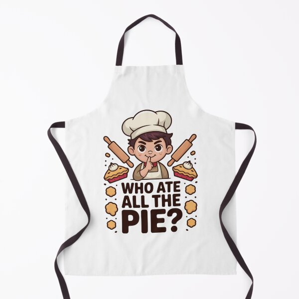 Item preview, National Pie Day Funny Chef Baking Who Ate The Pie designed and sold by chattsuede.
