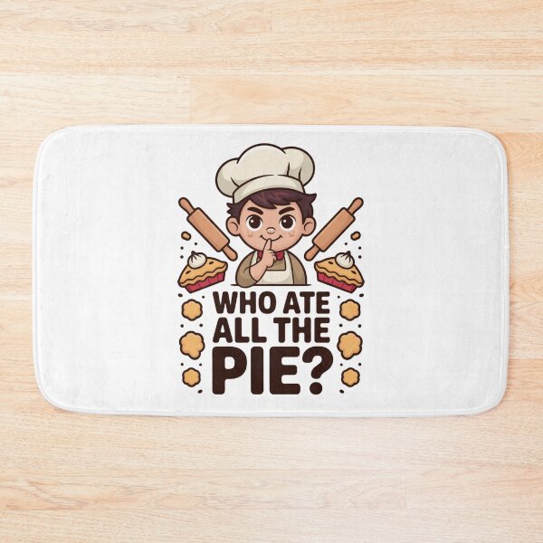 Item preview, National Pie Day Funny Chef Baking Who Ate The Pie designed and sold by chattsuede.