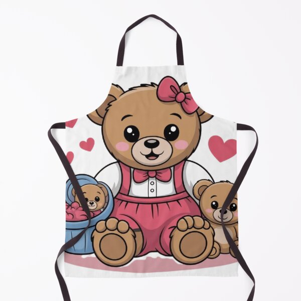 Item preview, Cute Teddy Bears Polka Dot Baby Romper with Ruffles – Soft Girls’ Outfit designed and sold by artbywafa2025.