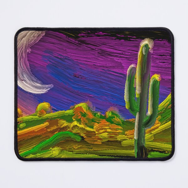 Item preview, Desert Moonrise - Impressionistic Digital Painting designed and sold by Keltoi-art.