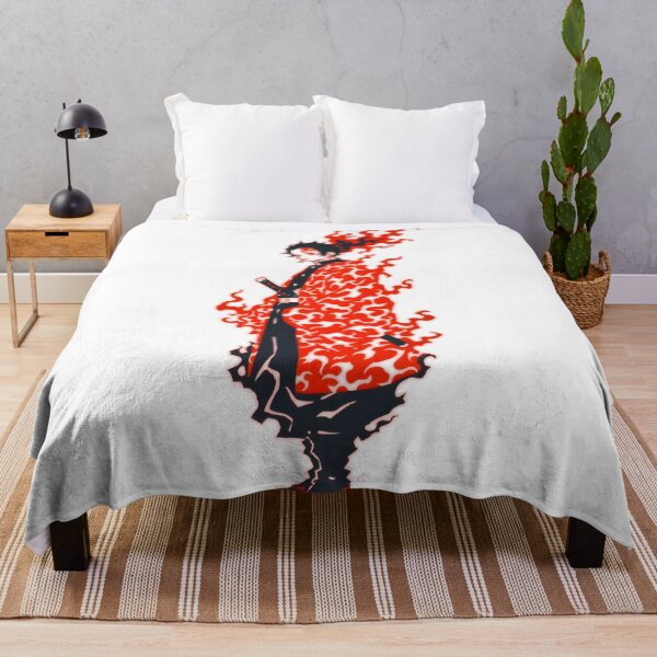 Item preview, Flame Ronin Aesthetic – Red Inferno Warrior Art designed and sold by Artistic canvas store.