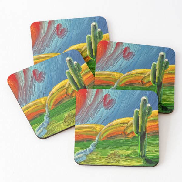 Item preview, Passionate Sunset - Digital Painting Desert Landscape designed and sold by Keltoi-art.