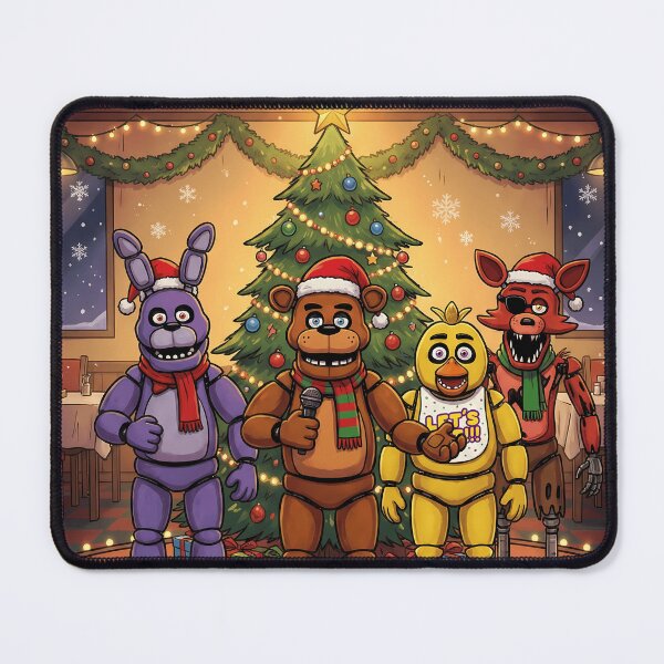 Item preview, Merry Christmas FNAF Game designed and sold by DeviantMerch.